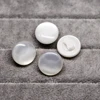 10mm- 22mm Shank White Pearlescent  Fashion Buttons for coat Shirt Sweater Classic Pearlescent Sewing Buttons 4