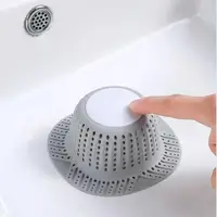 1PC New Bathtub Drain Hair Catcher Collapsible Drain Protector for Pop-Up and Regular Drains of Shower Bathtub Tub Bathroom Sink 1