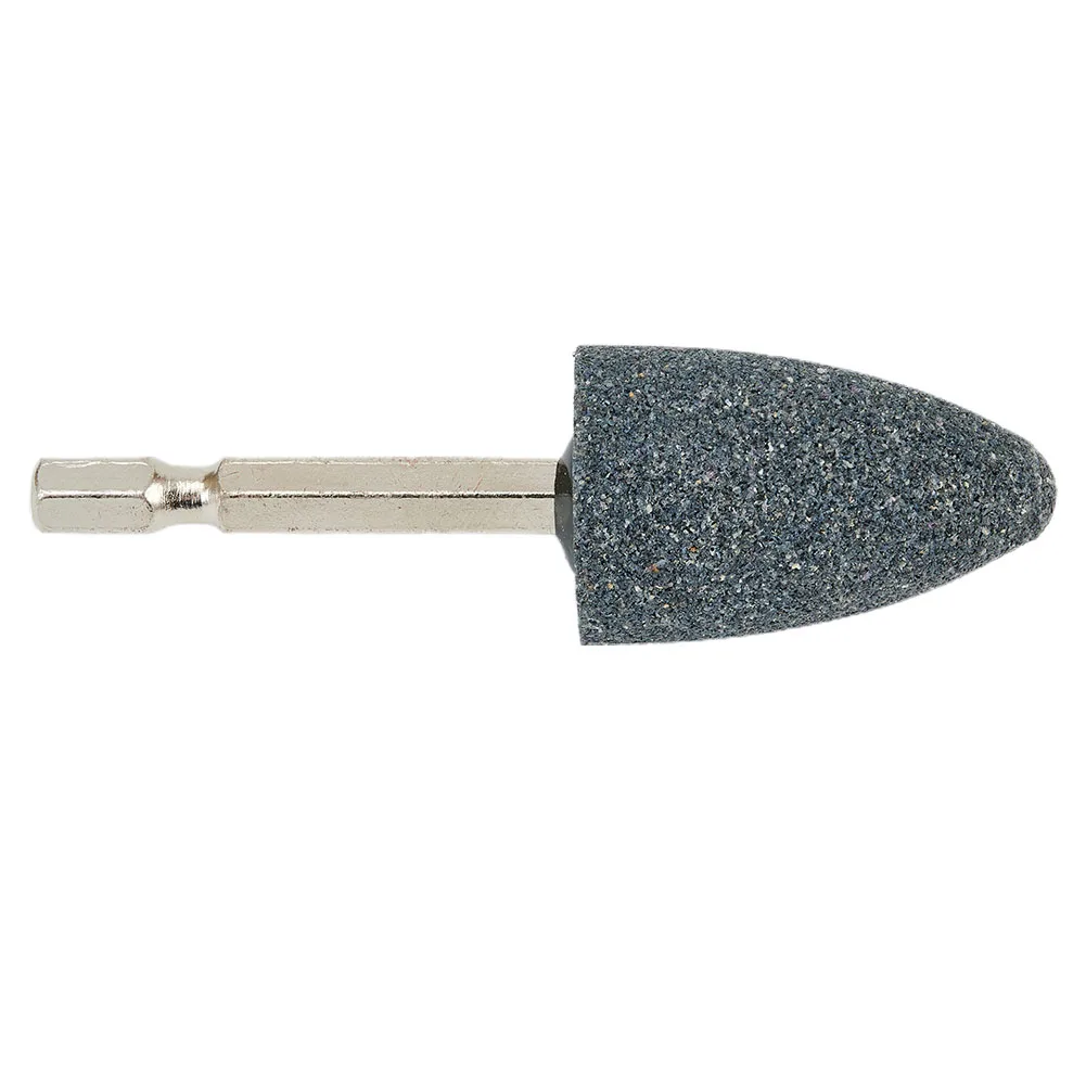 

2 PCS Polishing Head Wheel Head Hex Shank Abrasive Mounted Stone For Rotary Electric Grinding Stone Wheel