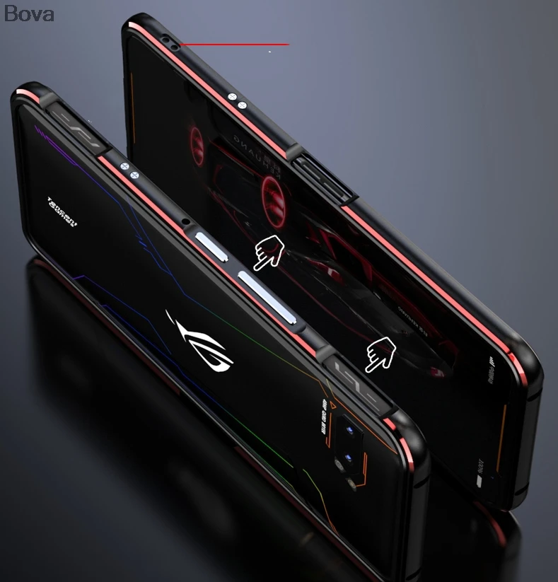 Luxury Ultra-Thin Aluminum Bumper Case with Dual Film Protection