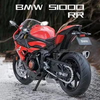 1/12 BMW S1000RR Motorcycle Toy 1:12 RMZ City Diecast Metal Racing Model Super Sport Miniature Collection Gift For Boy Children 2