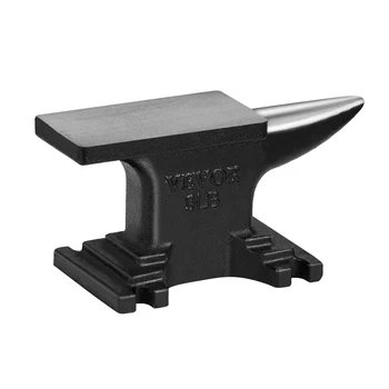 SucceBuy Incudine a corno singolo Incudine in acciaio fuso Incudine a corno rotondo robusto ad alta durezza Design compatto per fabbro e base stabile