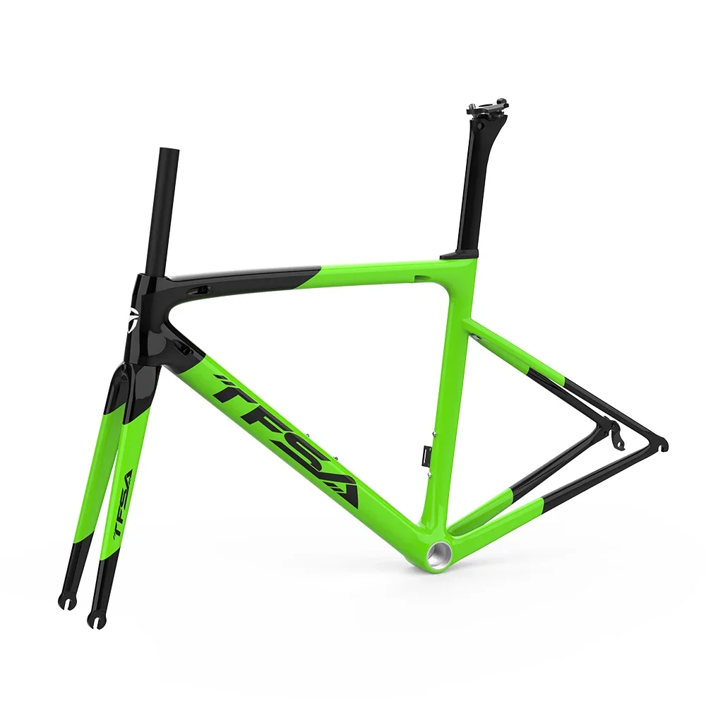 KABON Vélo de route entièrement en carbone, cadre en fibre de carbone 700C, vélo de route avec frein à disque 105 R7000 22 vitesses, vélo de course avec roues en carbone (or
