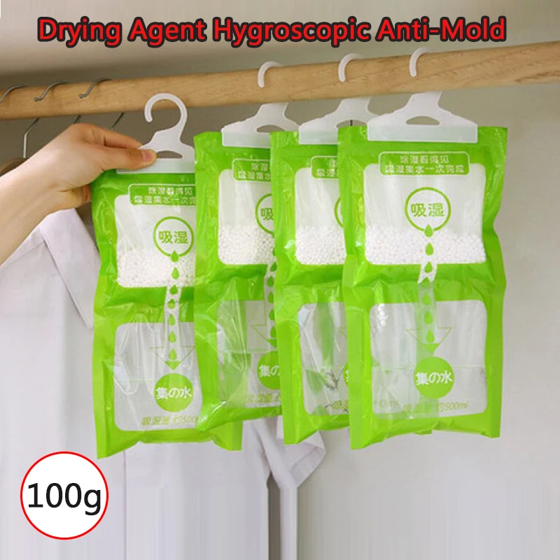 Drying Agent Hygroscopic Anti Mold Desiccant Bags New Hanging Wardrobe