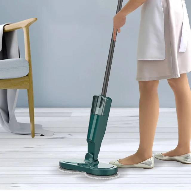 Household Electric Spin Mop Cleaner Machine Sprayer Wet & Dry Use Wireless Home Cleaner Glass Ceiling Windows Floor Cleaning 6