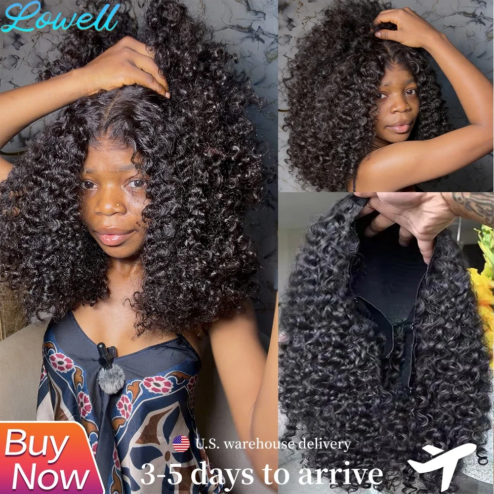 220 Density Burmese Curly Half Wig