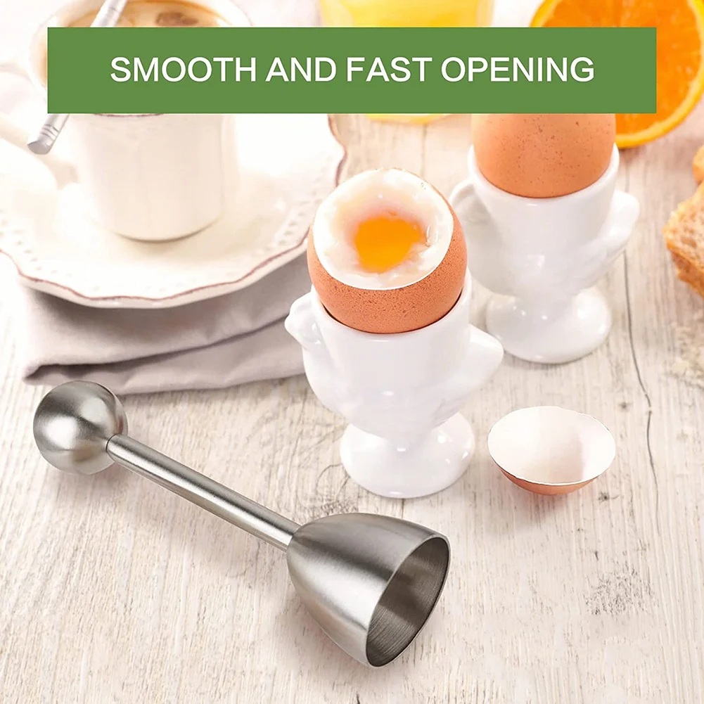 Egg Cutters, Egg Slicer Kitchen Opener Tool Cracker Remover Shells Separator for Hard Soft Boiled Eggs