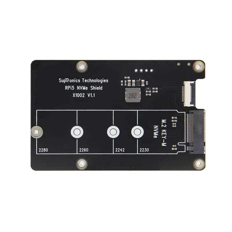 Placa Adaptadora X1002 para Raspberry pi Pcie para M.2 Nvme Ssd Hat X1002 2280 2242 2230 - Imagem 5