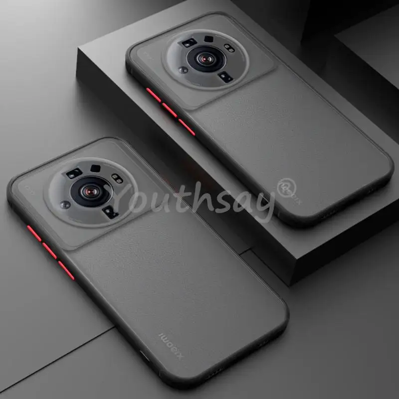 Per Xiaomi 12S Ultra Case Xiaomi 12S 13 Ultra 12T Pro 12X 12 Lite Cover Silicone Opaco Traslucido Per Xiaomi 12S Ultra Cover