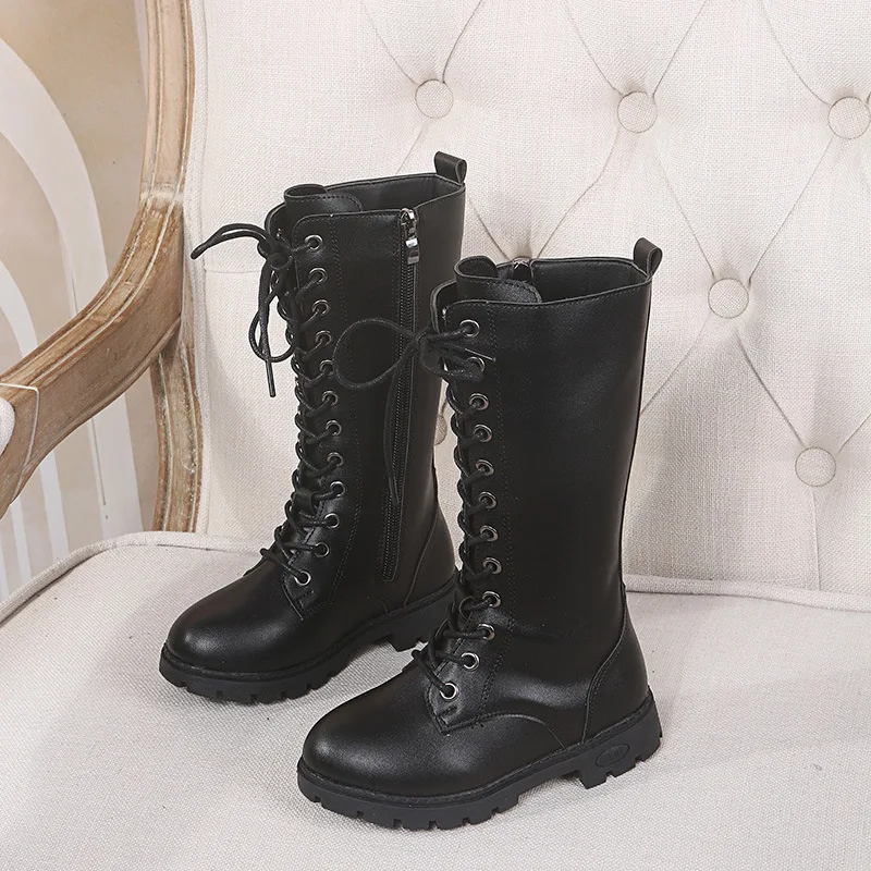 

New Classic Keep Warm Snow Boots Winter Female Fashion Boots Girls Princess length Red Boots Child Casual Sport Shoes Large size