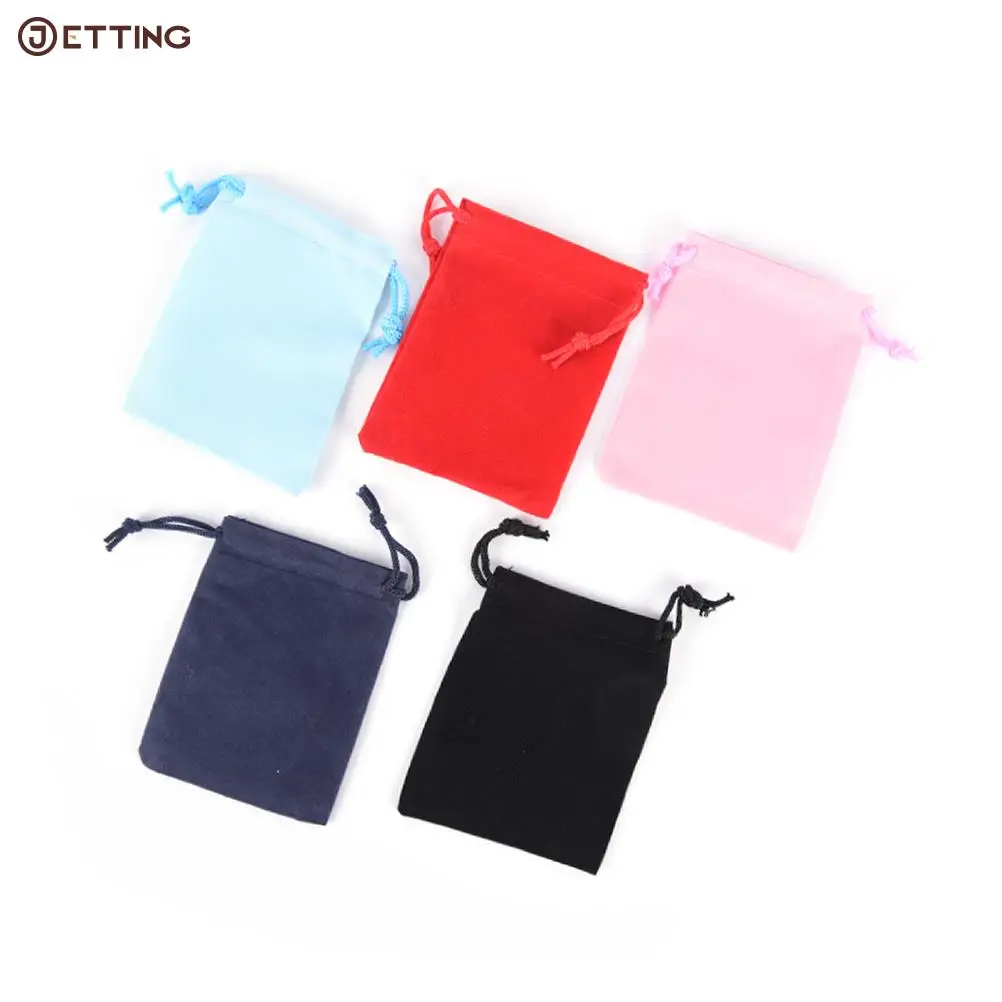 Wholesale 10pcs/lot Fashion Velvet Bag Drawstring Pouch Packing Bags