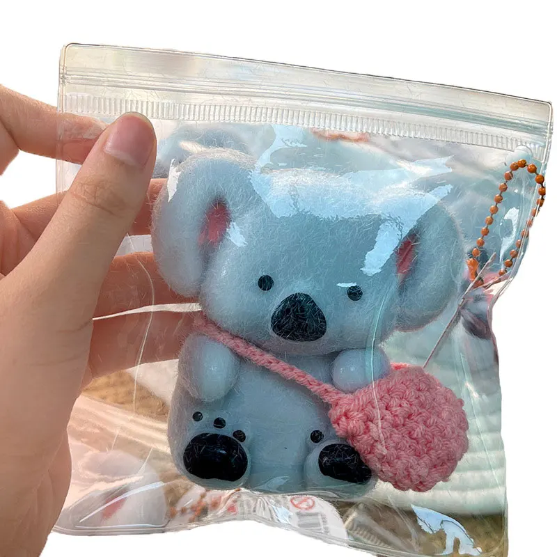 Kawaii Koala Squeeze Toy Slow Rebound Toy Fidget Toys Handmade Silicone Stress Relief Squishy Toy Sensory Toys 2