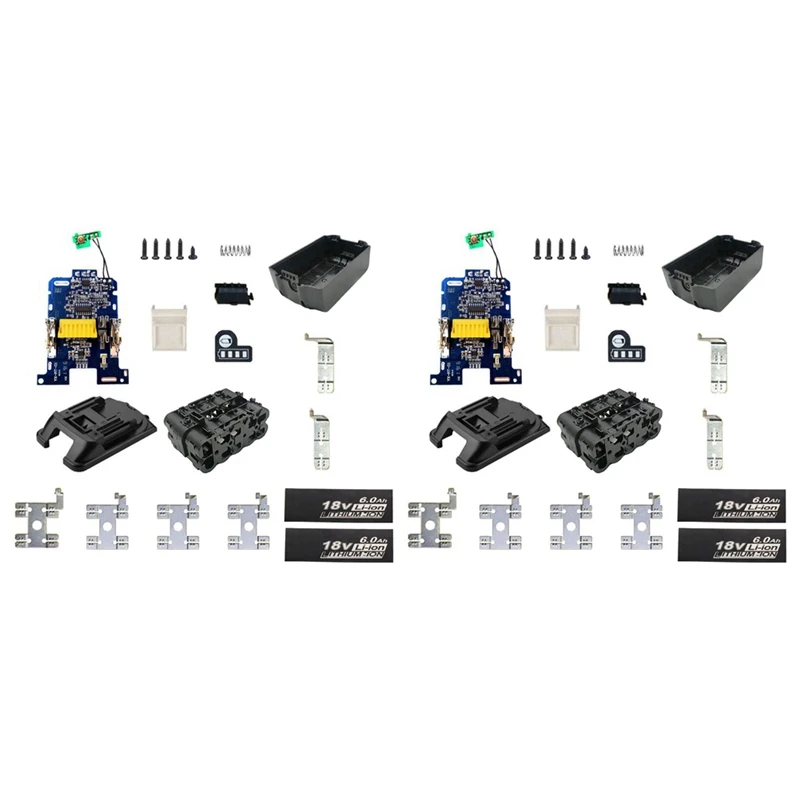 2x-plastic-case-charging-protection-circuit-board-pcb-for-makita-18v-battery-bl1840-bl1850-bl1830-bl1860b-lxt-400