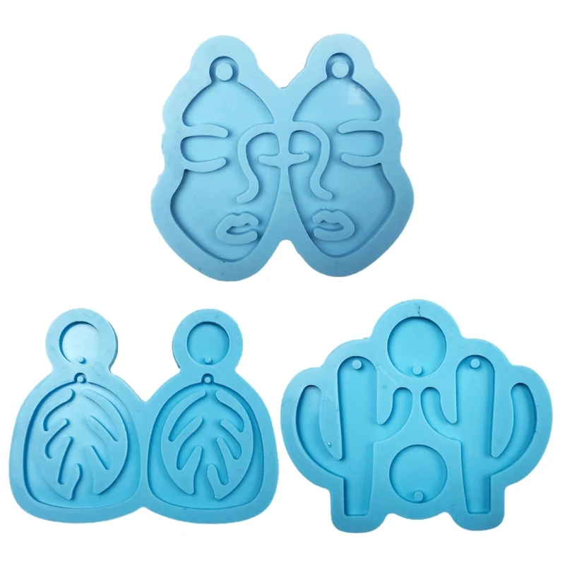 

Earrings Eardrop Danglers Silicone Mould DIY Crafts Jewelry Mold Keychain Mold