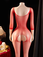 Sexy Lingеrie Netz-Mesh-Bodystocking-Body, ouvert, Damen-Overall, figurbetonter Strumpf mit hoher Taille, sinnlicher Fetisch 2