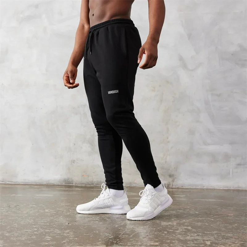 Description Picture 5 of itemMen's straight cotton sportswear, casual sports pants, gym jogger, running, training, strength training, summer, brand new