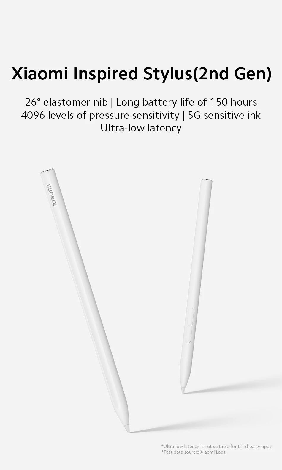 Стилус Xiaomi Mi Inspiration Stylus 2nd Generation (второго поколения)  23031MPADC для планшета Xiaomi Mi Pad 5 / Mi Pad 6