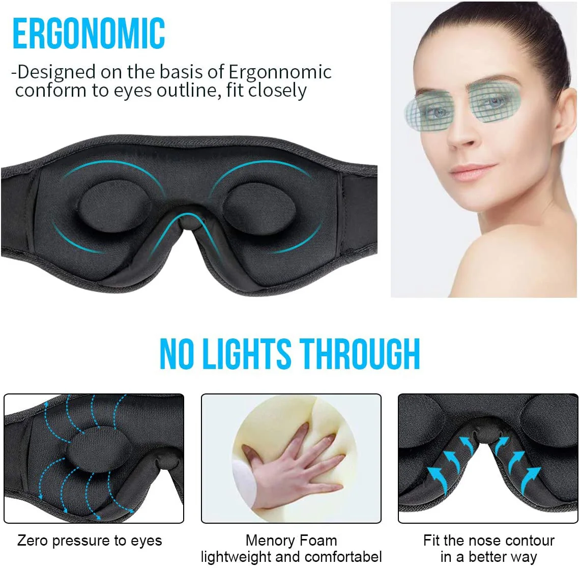 3D Eye Mask Headphones 5