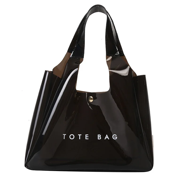 PVC Plastic Transparent Bag Small Tote Bag for Women Jelly Bags