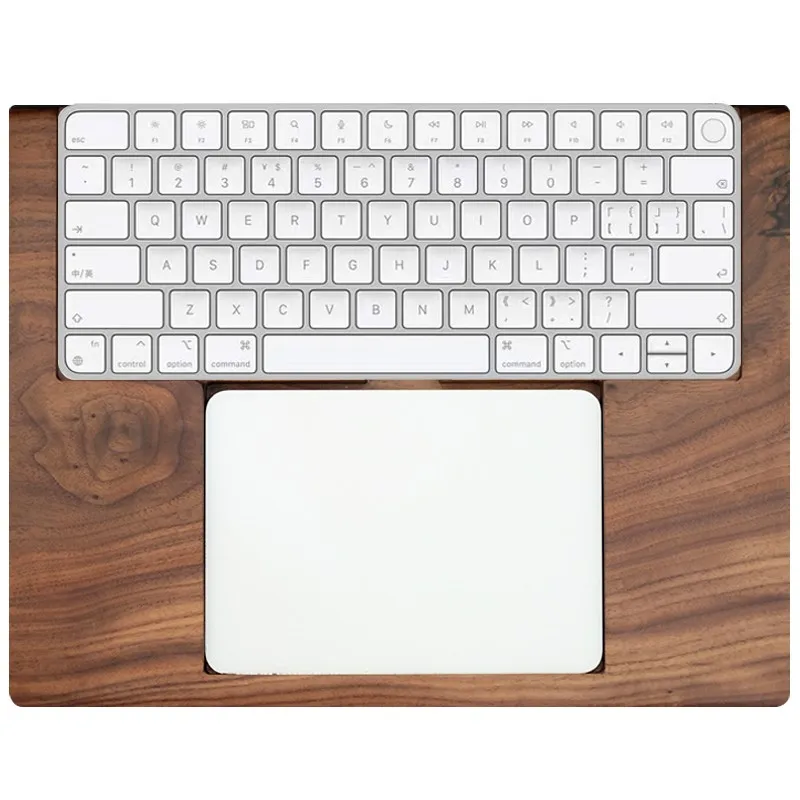 2 in 1 Walnuss Massivholz Tablett Handballen auflage für Apple 