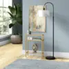22" Wide Rectangular Console Table in Brass, Entryway Table, Accent Table for Living Room, Hallway 2