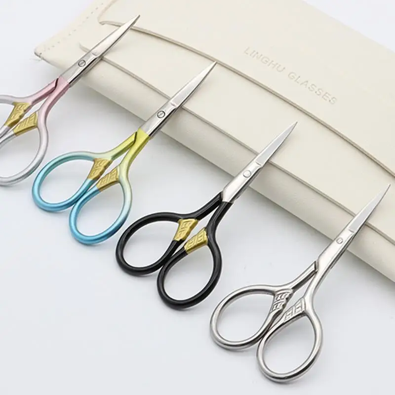 Sewing Scissors Stainless Steel Sewing Needlework Scissors Household Embroidery Thread Shears Cutter