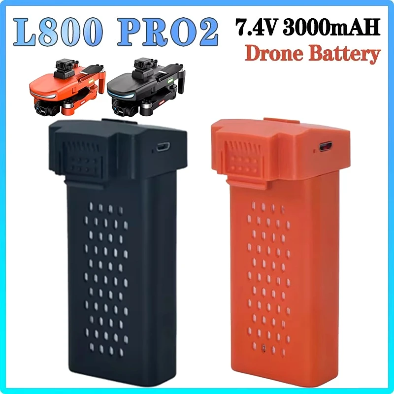 Original Battery 7.4V 3000mAh For L800 Pro2 Drone Camera Professional FPV For L800Pro2 Drone Lipo Battery Accessories