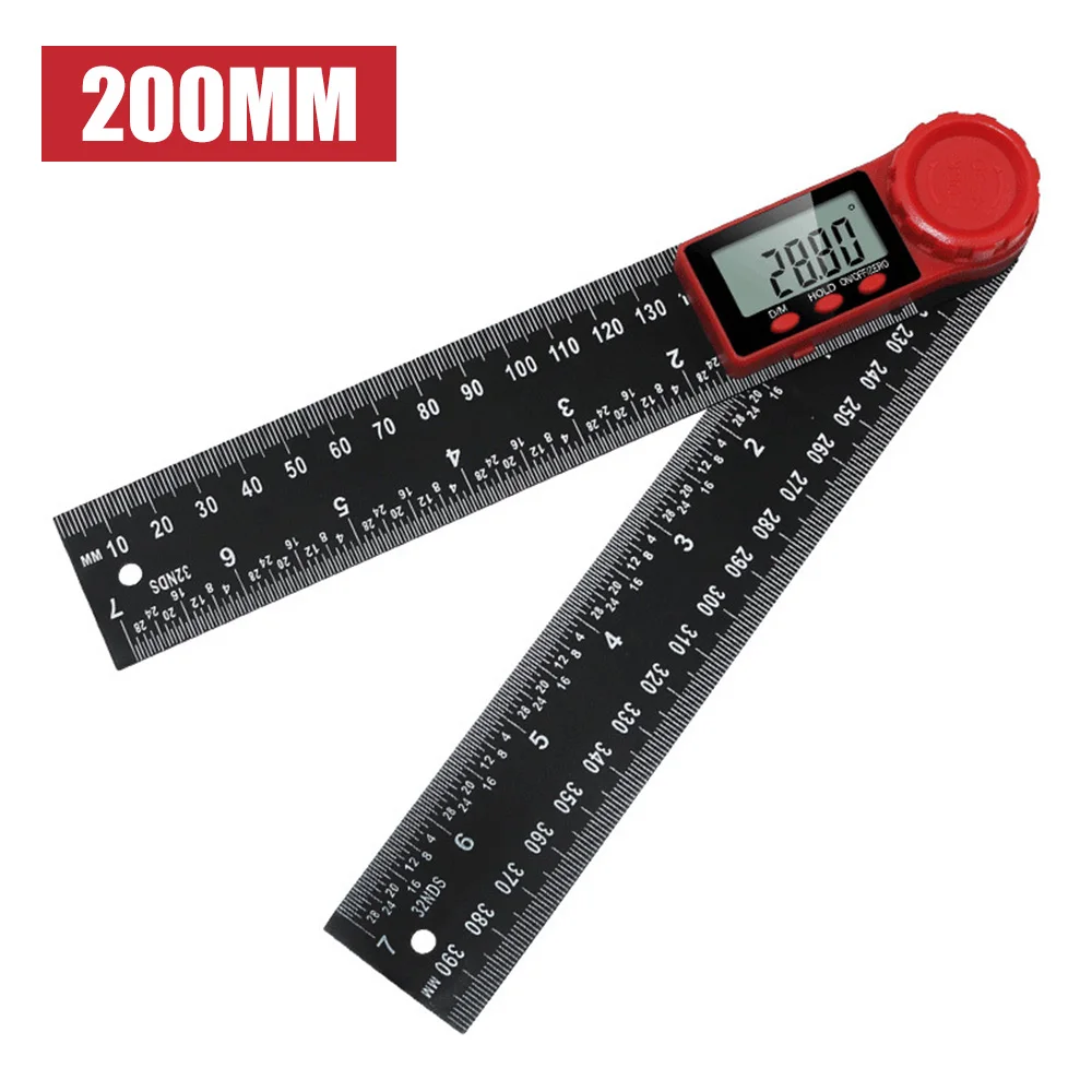 200/300mm Digital Angle Finder Ruler Protractor Inclinometer Electron Goniometer Angle Measuring Tool