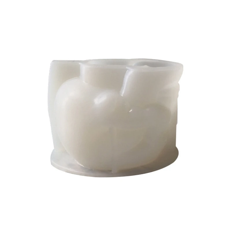 Skull Flowerpot Mold Decoration Halloween Theme Silicone Mold