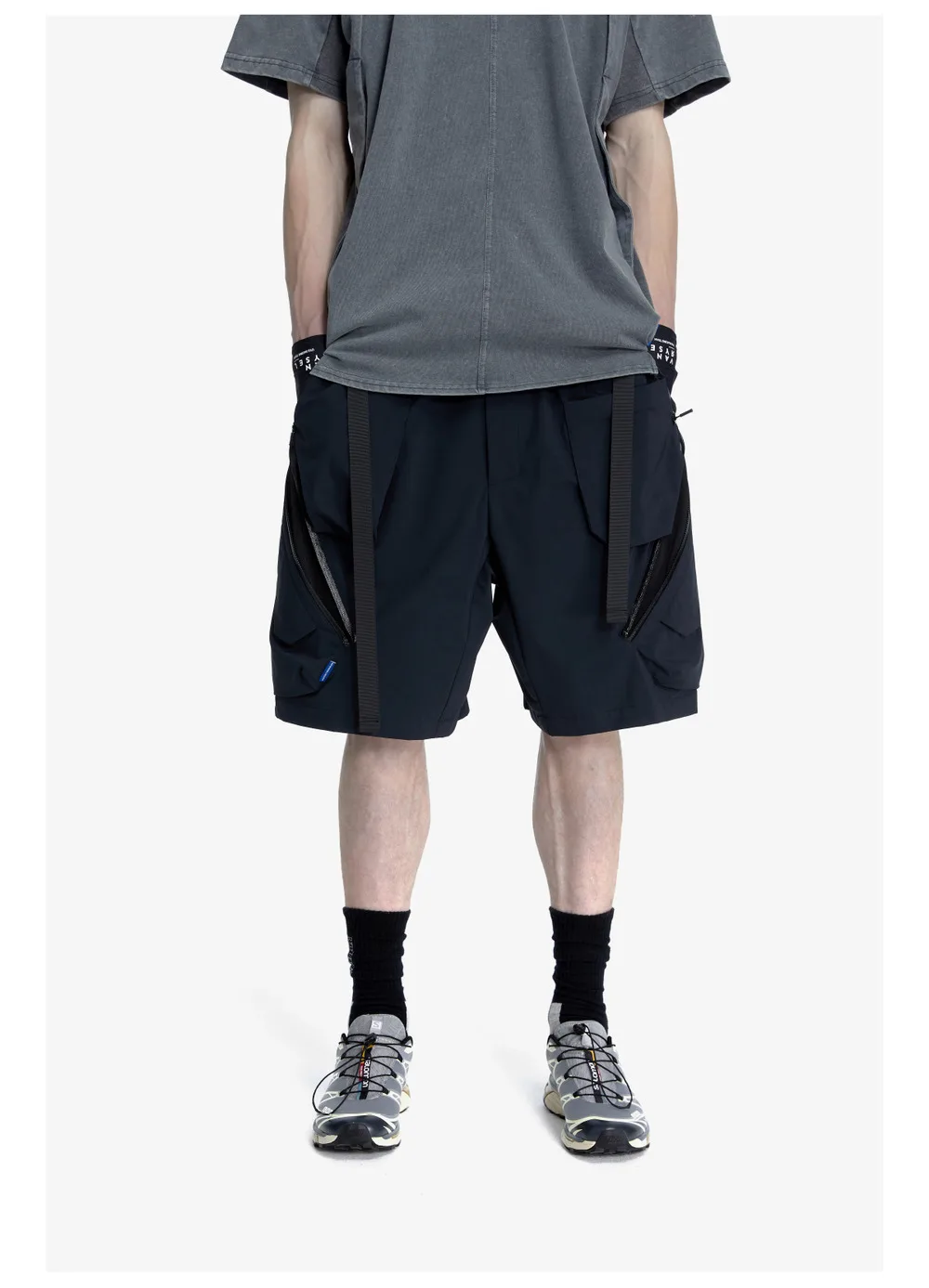 Reindee Lusion 23ss 209 quick drying  lightweight waterproof shorts integrated waist adjustment 3d pockets techwear gorpcore