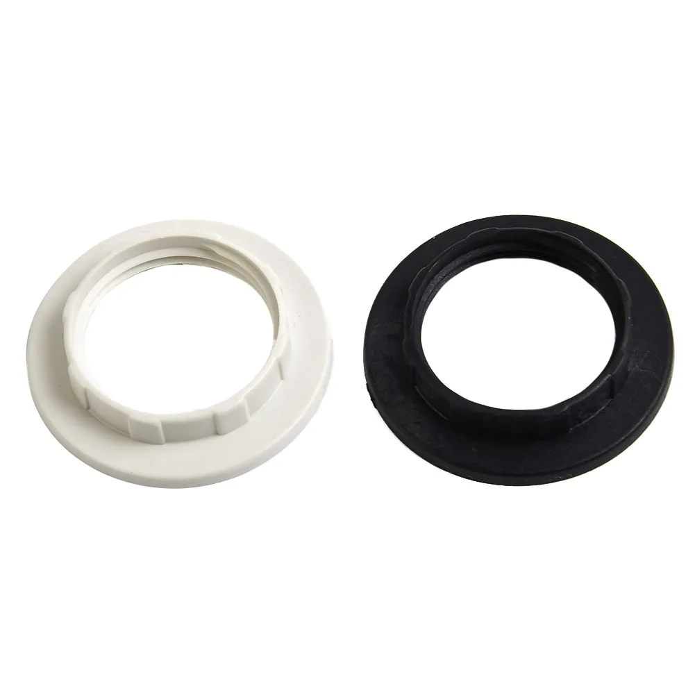 Lampen schirm Ring aufrüsten Sie Ihre Lampen mit langlebigen e14 Kunststoff Lampen schirm Kragen Ring Faden Lampe Licht Schatten halter 3er-Set – Detail 2