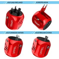 UPPEL Universal Travel Adapter US/UK/AU/EU Multiple Plug Converter Fast QC3.0 Type C USB Charger 3 Ports European Power Adapter - Image 2
