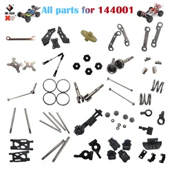 WLtoys 144001 1:14 Drifting RC Car Accessories Motor Bottom Tire Receiver Arm Pull rod For 144001 Off-Road RC Car Original Parts