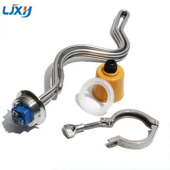LJXH 2inch(64mm) Tri Clamp Immersion Heater Heating Element for Brewing/Distilling Equipment 240V 2.5KW3.5KW4.5KW5.5KW6.5KW 3