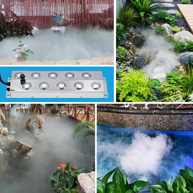 4/6/8/10 ヘッド超音波ミストメーカー噴霧器ステンレス鋼空気加湿器