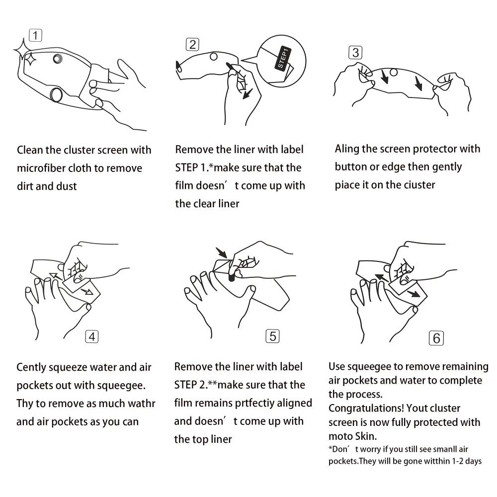 2025 파니갈레 V2/S 오토바이 스크래치 클러스터 스크린 대시보드 보호 필름 (두카티 스트리트파이터 V2/S 2025용) - 계기판 필름