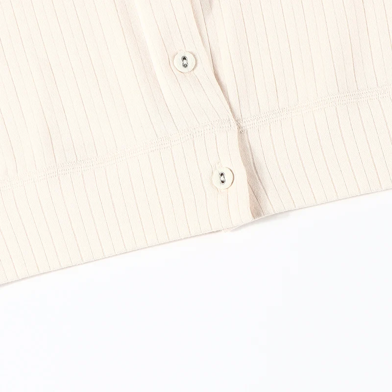 Kinder junge und mädchen stricken strickjacke gerippte baumwolle outfit familie passenden kleidung kurze und lange ärmel baby kleidung vorne taste – Detail 17