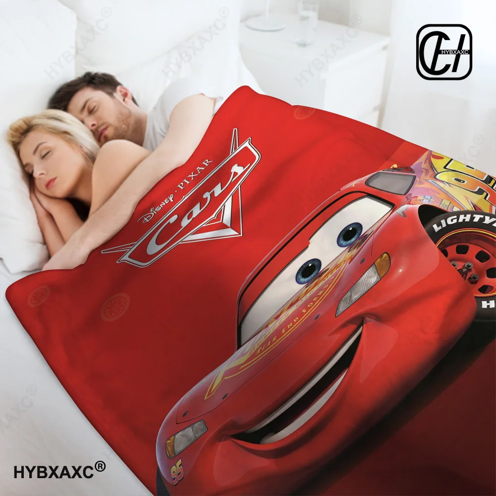 Disney Cars Mcqueen Blanket Soft Fluffy Throw King Size Luxury Blanket Throw Kid Adult Sofa Bed Blanket Cover Travel Throw Gift 6