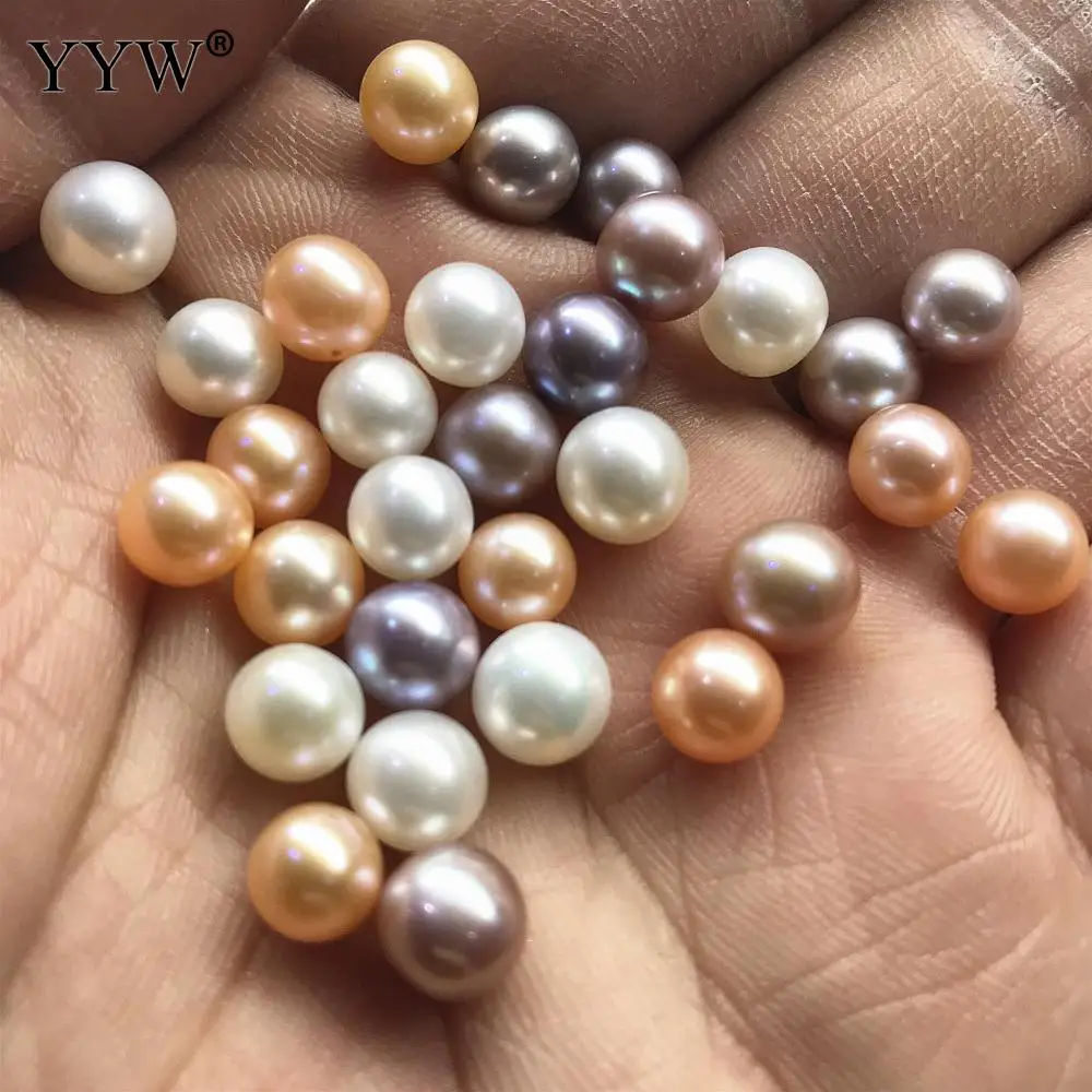 5PCs/Lot Natural Freshwater Pearl Loose Beads 100% Natural Pearls 2-12.5mm Jewelry Making for DIY Necklace Earrings Accessories