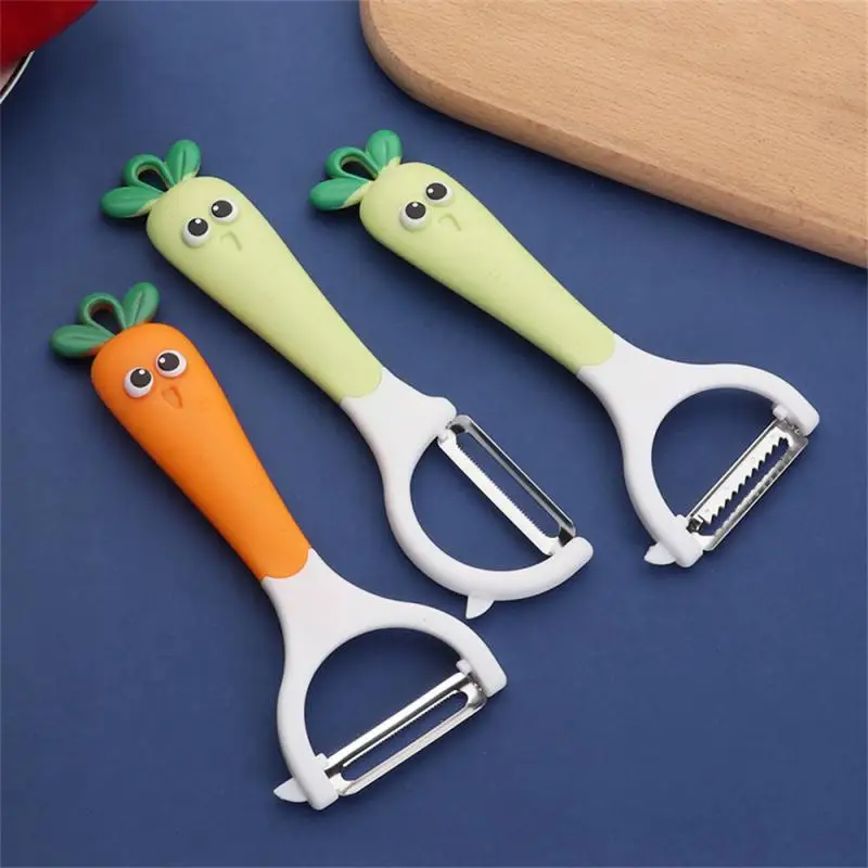 Cartoon Carrot Peeler Fruit Vegetable Creative Peeler Kitchen Dining Tools Gadgets Accessories