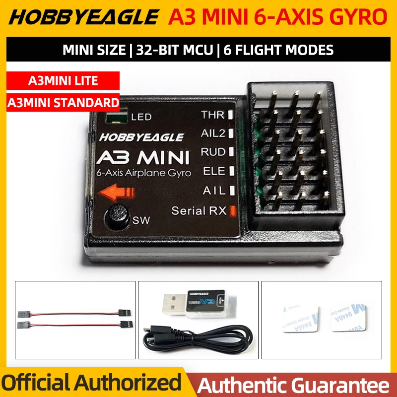 Tgz380n - Système Gyroscope 3 Axes Sans Barres, Pour Align Trex T-rex