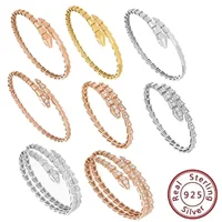 S925 Silver Classic Hot Selling Serpentine Diamond Bracelet, Top Noble Style, Essential for Women 1