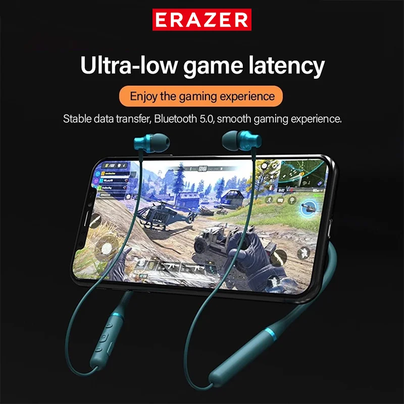 ERAZER XE05MAX Bluetooth Earphones 5.4 Earbuds Sport Earphone Comfortable Neckband Sports Headphones For Noise Reduction 5
