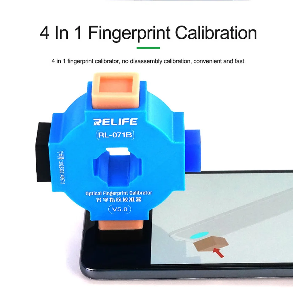 RELIFE RL 071B 4 IN 1 Fingerprint Calibration Optical Fingerprint