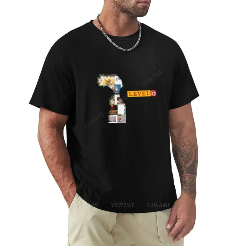 

Новая Черная Мужская футболка уровня 42, Забавные футболки, индивидуальные футболки, дизайнерские Собственные футболки для мужчин