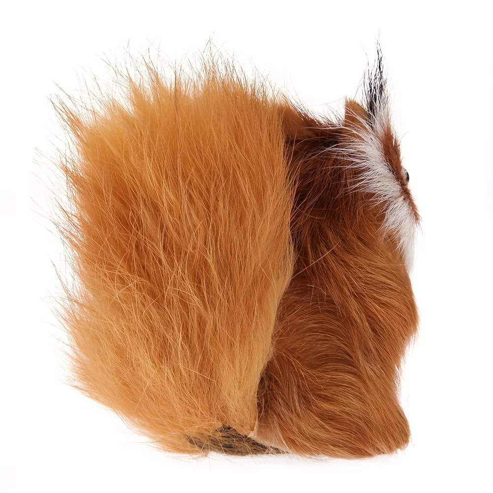 Handmade Imitation Squirrel Dolls, Animal Decorations, Animal Crafts, Home Decor, Halloween, Thanksgiving, and Christmas Gifts