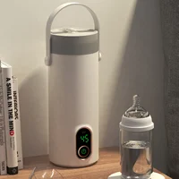 Portable Electric Kettle Wireless Rechargeable Thermal Boiling Cup for Travel Car Water Boiler Temperature Control Thermos 2