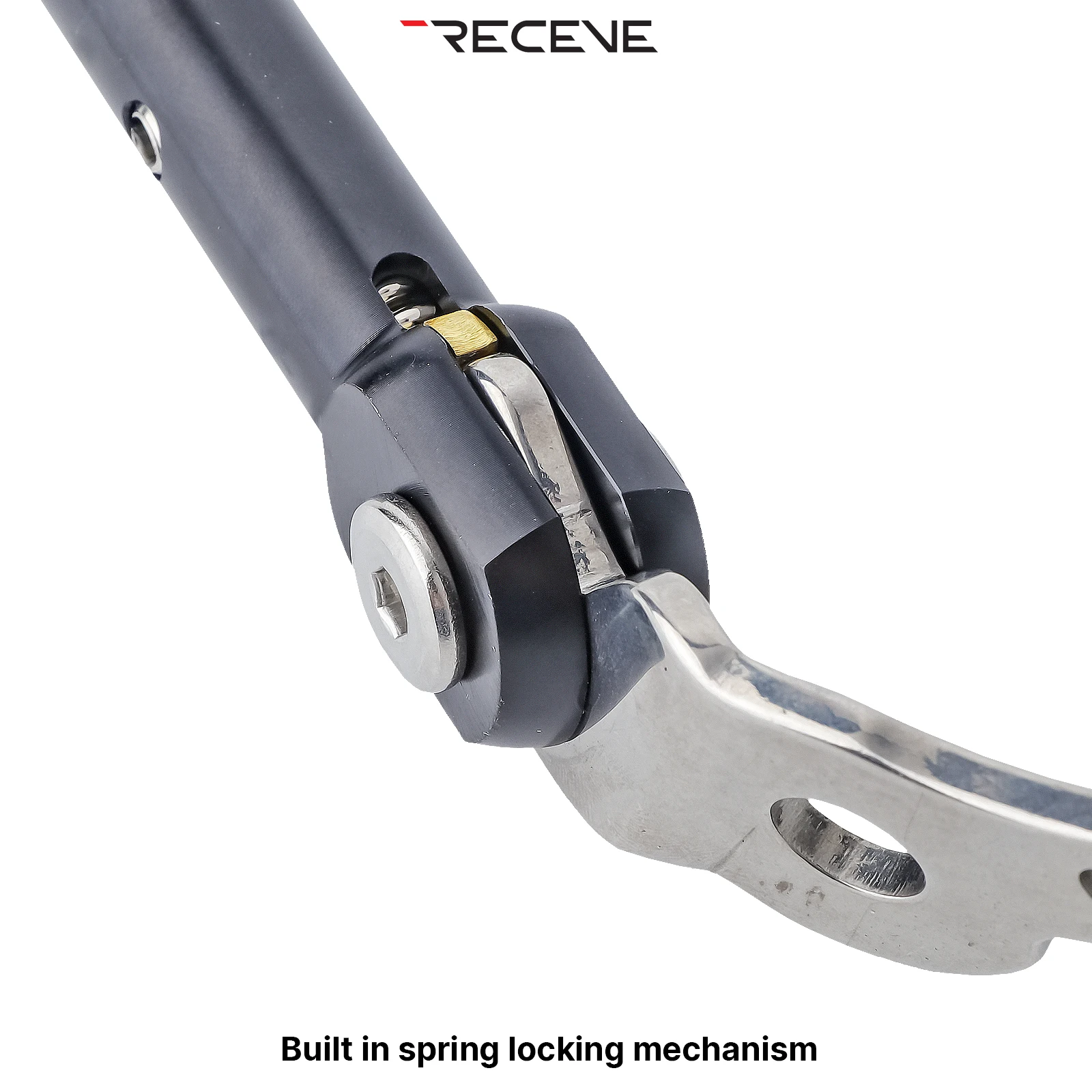 RECEVE Folding Bicycle Kickstand 349 Aluminum Alloy Foot Support Bike Kickstand Parking Stand Footrest for FNHON Gust 16inch