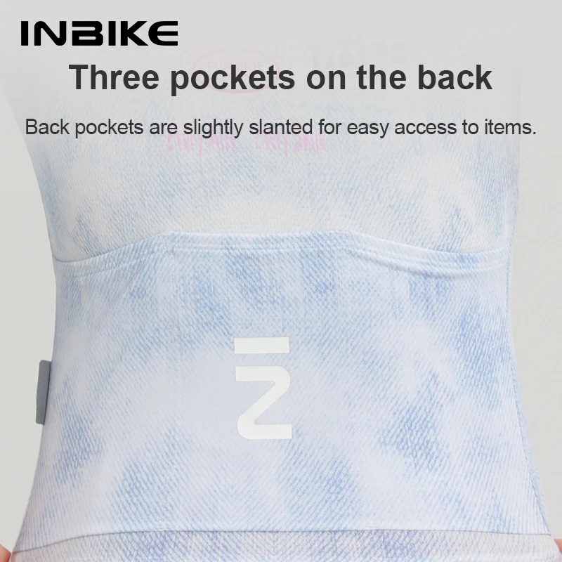 INBIKE Women's Cycling Jersey Short Sleeve Quick-Dry Breathable Full Zipper Road Bicycle Jersey MTB Cycling Tops Clothing cycling shirt women sports t shirt