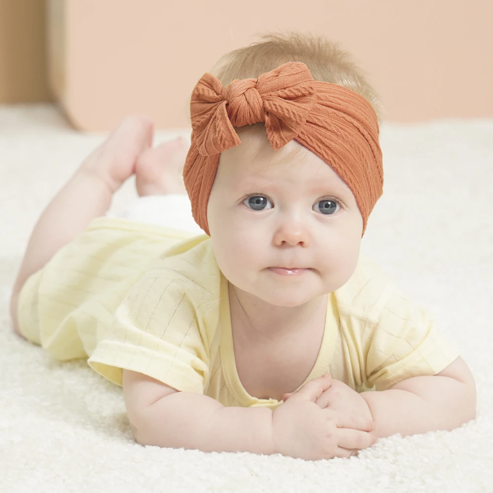 3 Fascie Neonato In Nylon Morbido | Rosa, Rosso, Bianco